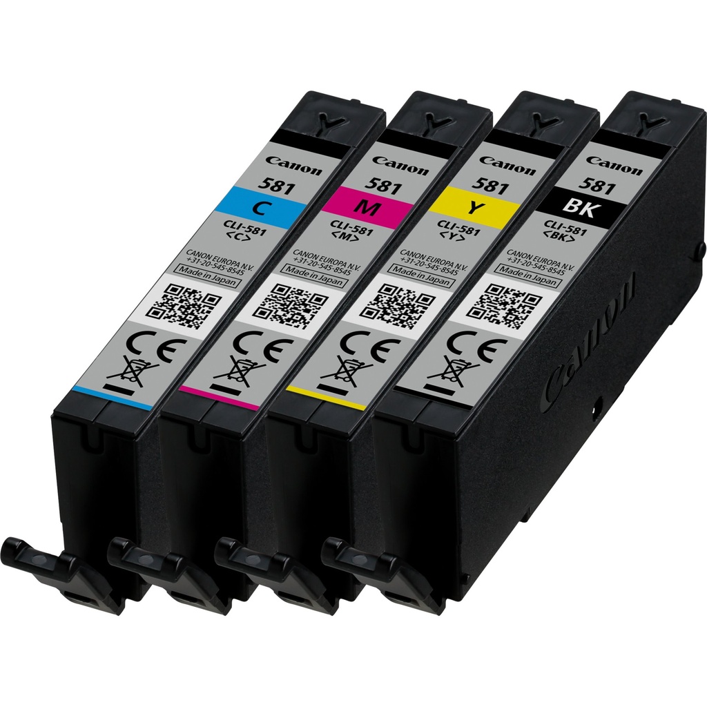 [2103C004] Canon Confezione multipla di cartucce d'inchiostro CLI-581 BK/C/M/Y