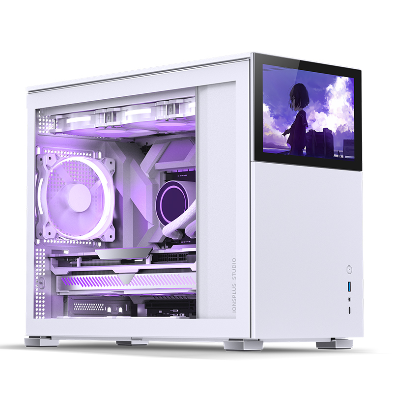 [D31 STD WHITE SC] Case Jonsbo D31 Screen Micro-ATX Vetro Temperato Bianco
