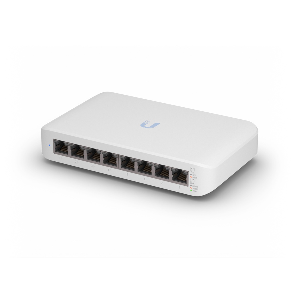[USW-LITE-8-POE] Ubiquiti UniFi Switch Lite 8 PoE Gestito L2 Gigabit Ethernet (10/100/1000) Supporto Power over Ethernet (PoE) Bianco