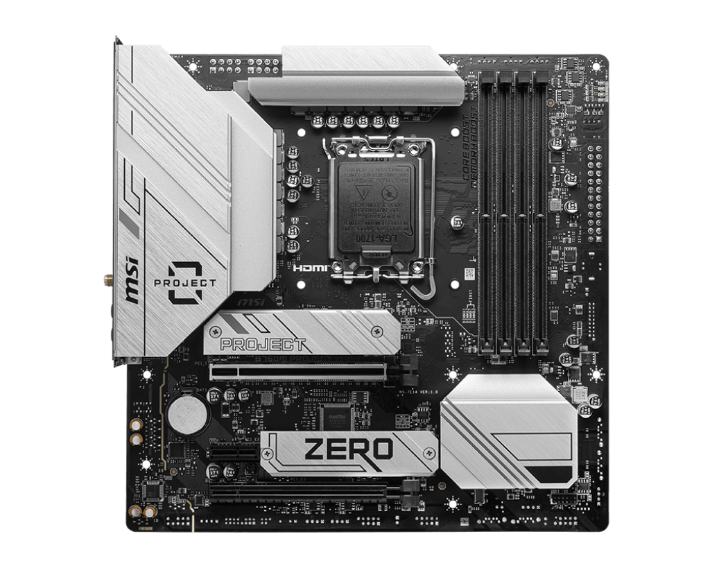[7E14-001R] MSI B760M Ptoject Zero Intel B760 LGA 1700 micro ATX