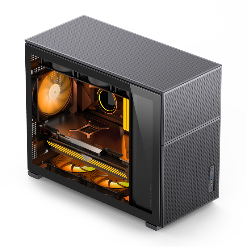 [D31 MESH BLACK] Case Jonsbo D31 MESH Micro-ATX Vetro Temperato Nero