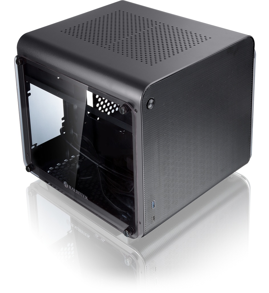 Case Raijintek METIS EVO TG Mini-ITX Vetro Temperato Nero