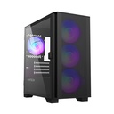 Case Montech AIR 100 ARGB Micro-ATX Vetro Temperato Nero