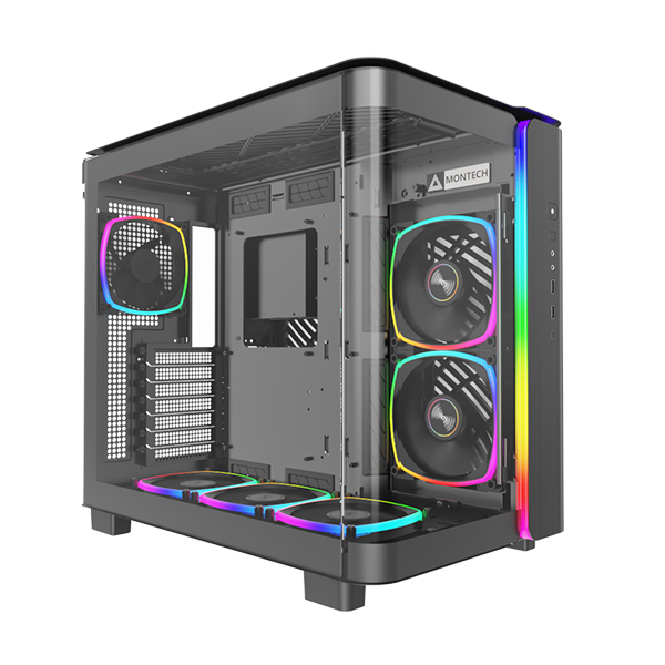 [KING95PROB] Case Montech KING 95 PRO Midi-Towe Vetro Temperato ARGB Nero