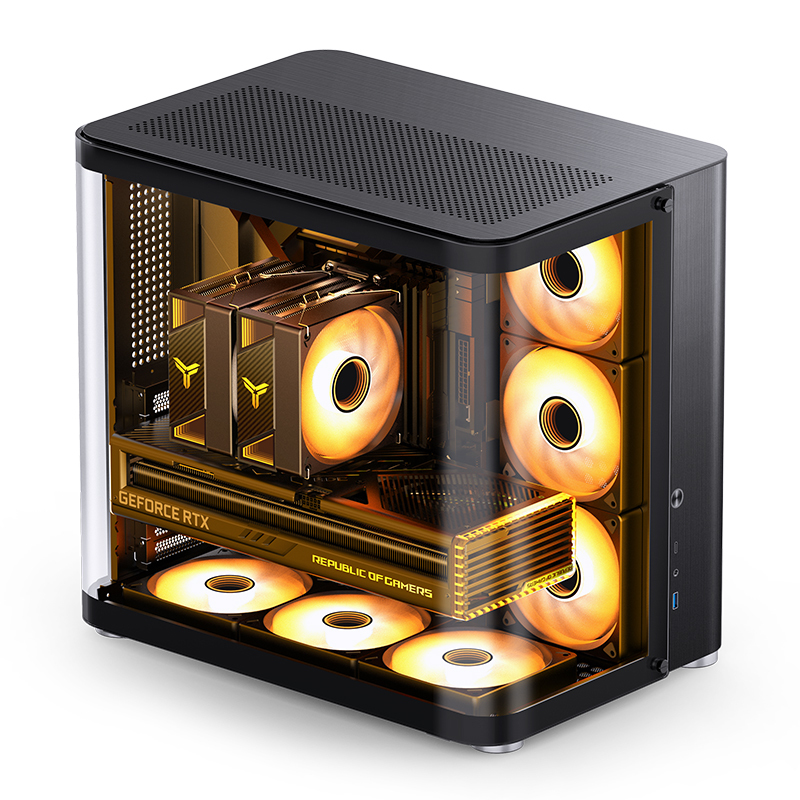 [TK-2 BLACK] Case Jonsbo TK-2 2.0 Midi-Tower Vetro Temperato Nero