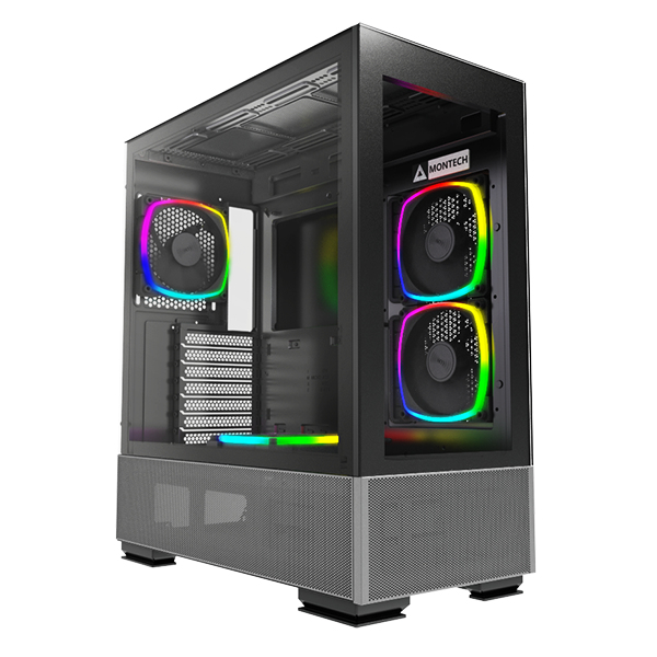 [SKY TWO BK] Case Montech SKY TWO Midi-Tower Nero