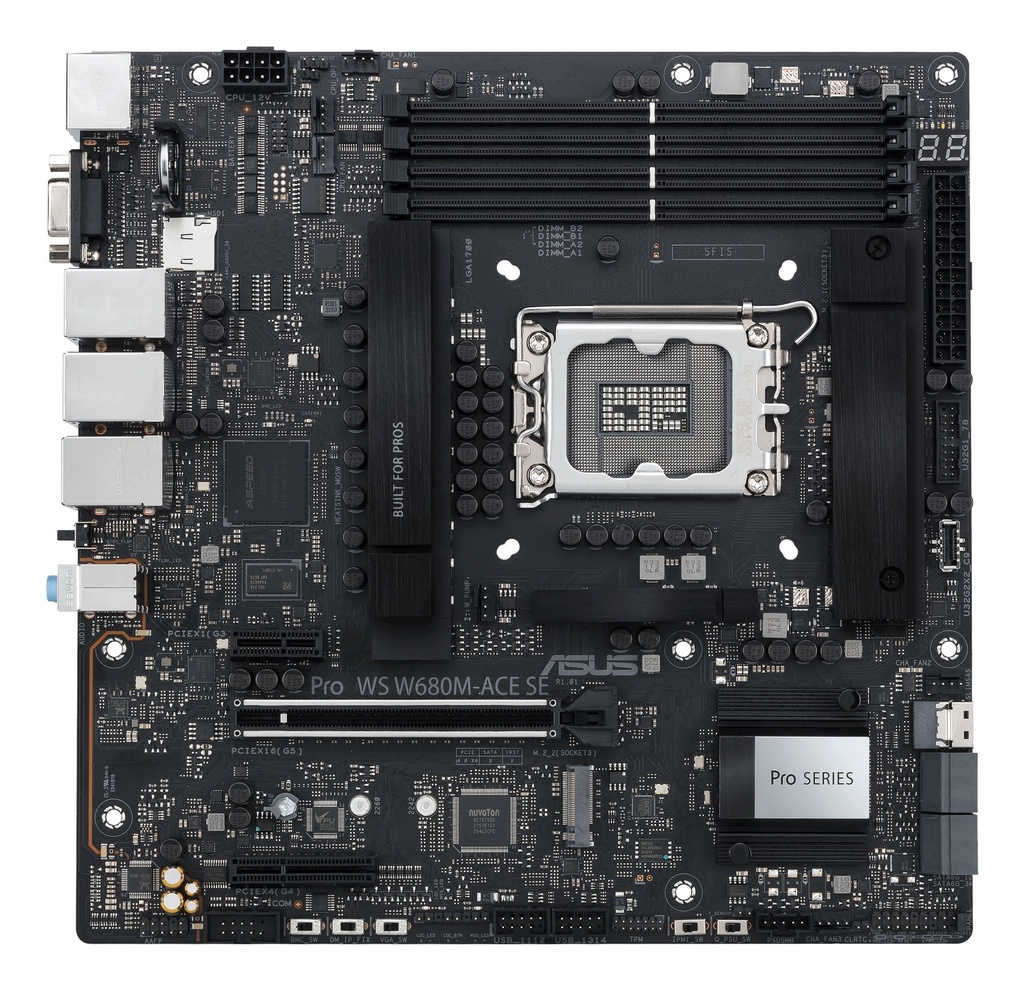 [90MB1FA0-M0EAY0] ASUS PRO WS W680M-ACE SE Intel W680 LGA 1700 micro ATX