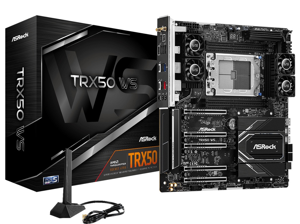 Scheda Madre ASRock TRX50 WS AMD TRX50 sTR5 DDR5
