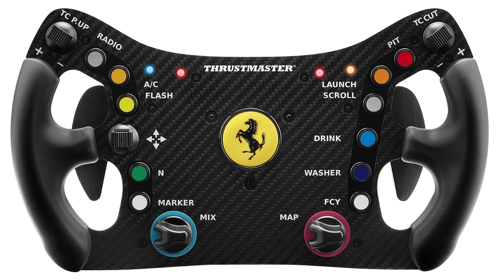 Thrustmaster Ferrari 488 GT3 Wheel Add-On Nero USB Volante Analogico/Digitale PC, Xbox One, Xbox One S, Xbox One X, Xbox Series S, Xbox Series X, PlayStation 4, PlayStation 5