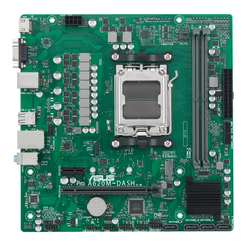 [90MB1GD0-M0EAYC] ASUS PRO A620M-DASH-CSM AMD A620 Socket AM5 micro ATX