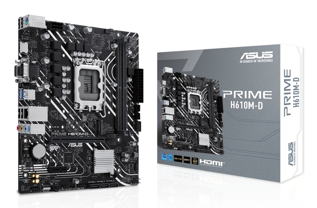 [90MB1G80-M0EAY0] ASUS PRIME H610M-D Intel H610 LGA 1700 micro ATX