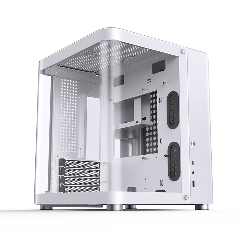 [TK-1 WHITE] Case Jonsbo TK-1 2.0 Micro-ATX Vetro Temperato Bianco
