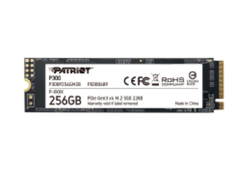 [P300P256GM28] Patriot Memory P300P256GM28 drives allo stato solido 256 GB M.2 PCI Express NVMe