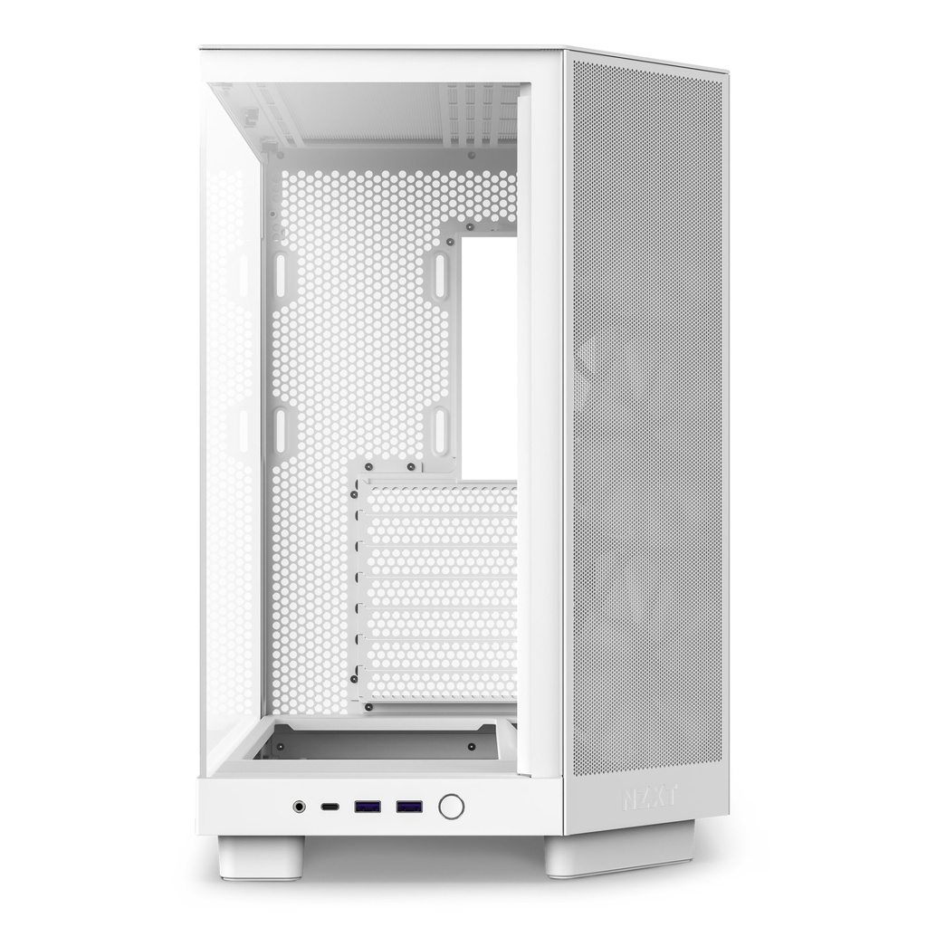 [CC-H61FW-01] Case NZXT H6 Flow Midi-Tower Vetro Temperato Bianco