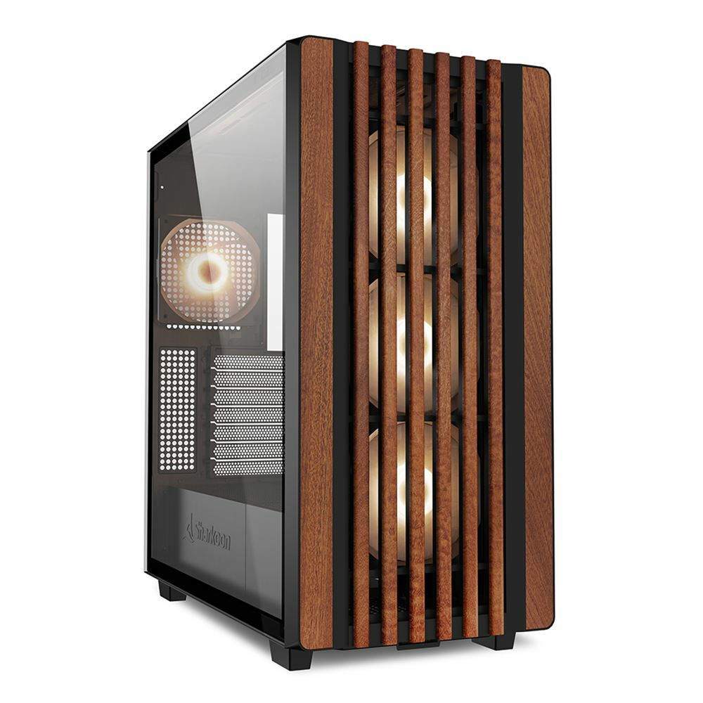 [4044951040193] Case Sharkoon Rebel C70G Midi-Tower Vetro Temperato RGB Nero