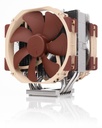 Noctua NH-U14S TR5-SP6 sistema di raffreddamento per computer Processore Raffreddatore d'aria 14 cm Marrone chiaro 1 pz