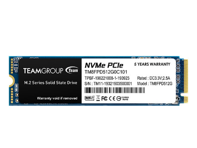 [TM8FPD512G0C101] Team Group MP33 PRO 512 GB M.2 PCI Express 3.0 NVMe 3D NAND