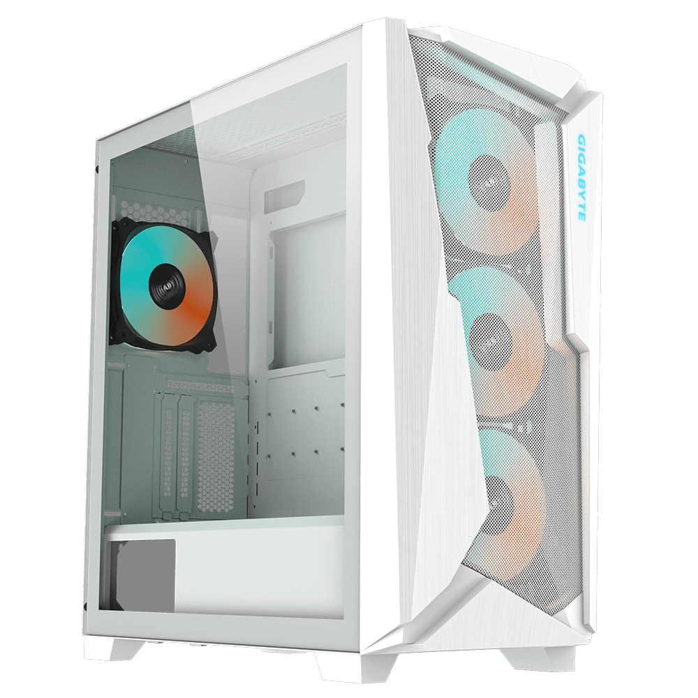[C301GWV2] Case Gigabyte C301 GW V2 Midi-Tower ARGB Vetro Temperato Bianco
