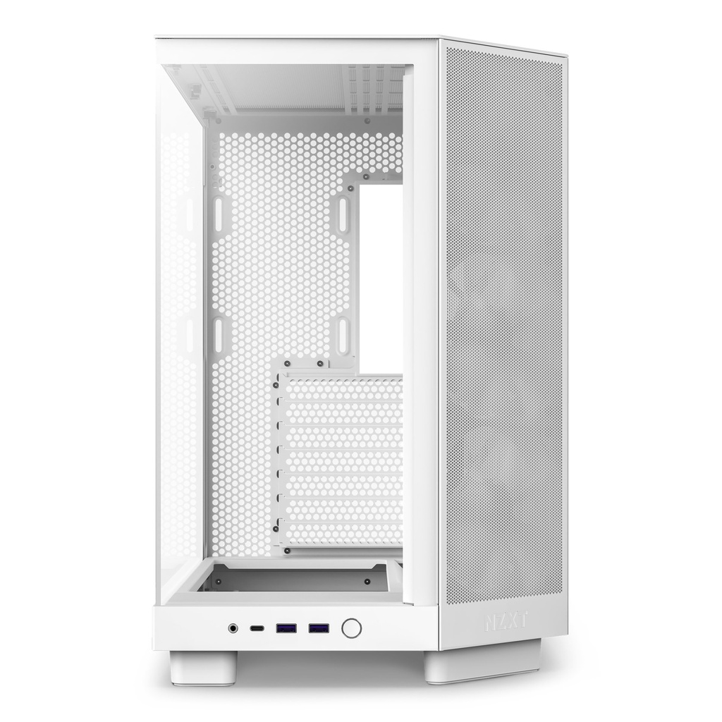 [CC-H61FW-R1] Case NZXT H6 Flow Midi-Tower Vetro Temperato RGB Bianco
