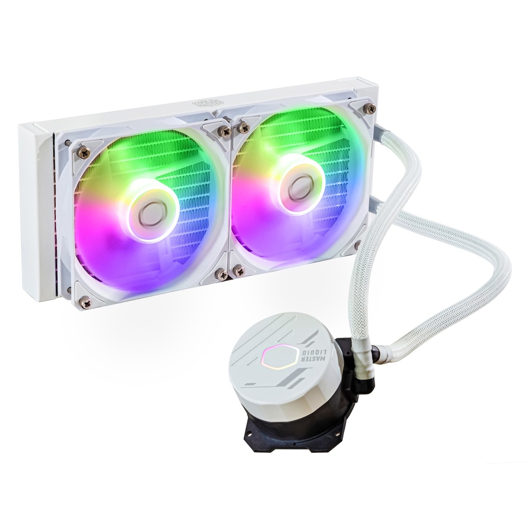[MLW-D24M-A18PZ-RW] Cooler Master MasterLiquid 240L Core ARGB White Processore Kit di raffreddamento a liquido 12 cm Bianco