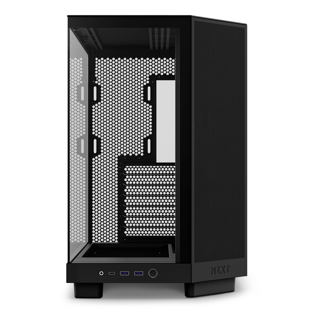 [CC-H61FB-01] Case NZXT H6 Flow Midi-Tower Vetro Temperato Nero