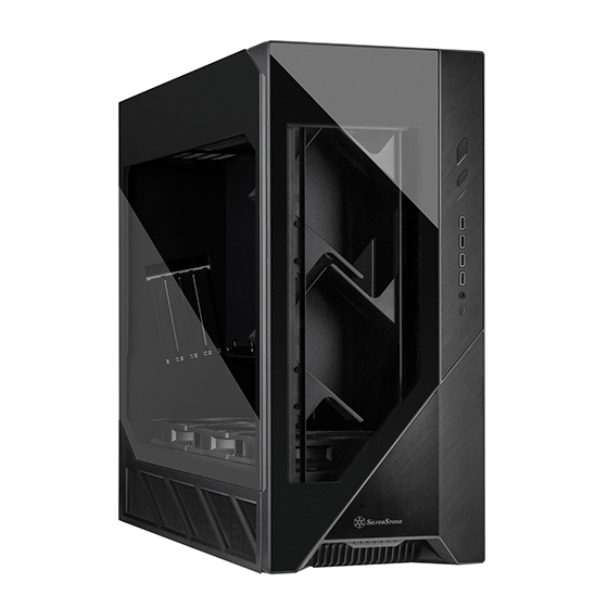 Case SilverStone ALTA F2 Big-Tower Vetro Temperato Nero