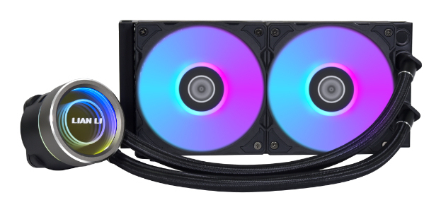 [GA2T24B] Lian Li GA II Trinity Case per computer Raffreddatore di liquidi tutto in uno 12 cm Nero 1 pz