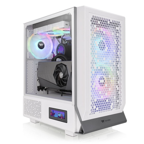 [CA-1Y2-00M6WN-00] Case Thermaltake Ceres 300 TG Midi-Tower ARGB Bianco