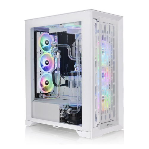 [CA-1X8-00F6WN-01] Case ThermalTake CTE T500 TG Snow Big-Tower Vetro Temperato ARGB Bianco