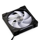 Ventola PHANTEKS D30 PWM Flusso d'aria regolare D-RGB 140mm Nero
