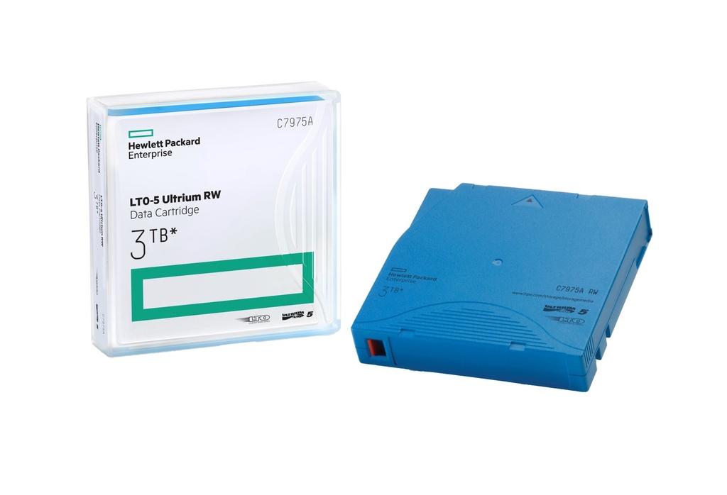 [C7975A] ORIGINAL HP Accessori per computer Blu C7975A LTO-5 Ultrium, 1,5 TB / 3 TB RW HP LTO-5 Ultrium 3TB RW Data Cartridge