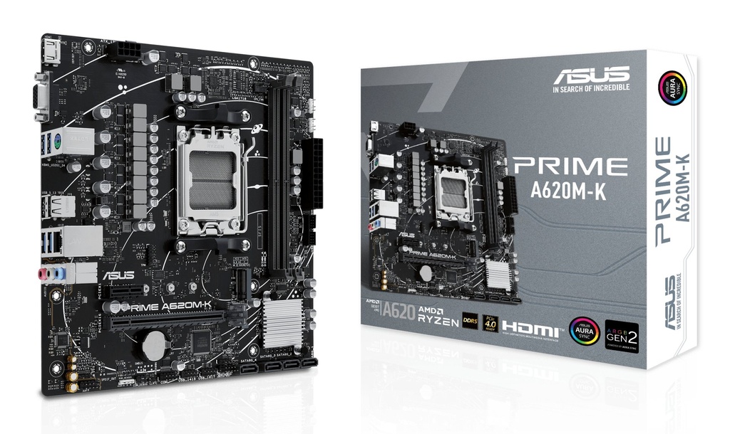 [90MB1F40-M0EAY0] ASUS PRIME A620M-K AMD A620 Socket AM5 micro ATX