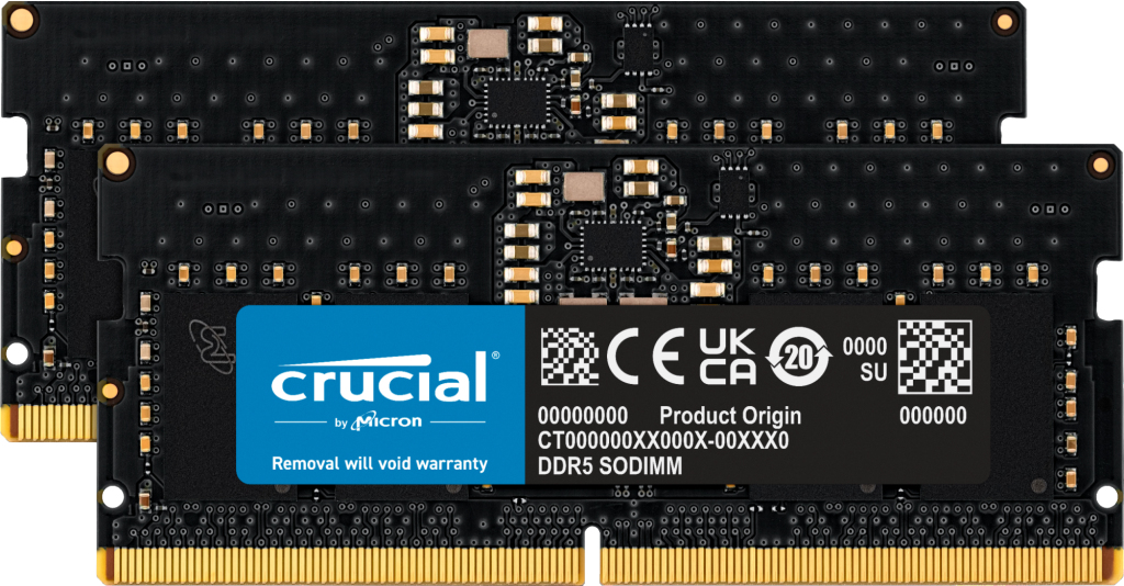 [CT2K8G56C46S5] Crucial CT2K8G56C46S5 memoria 16 GB 2 x 8 GB DDR5 262-pin SO-DIMM