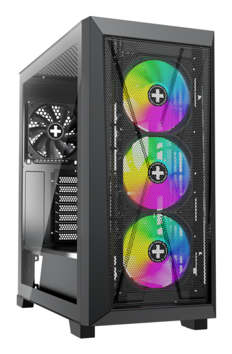Case Xilent X X912 Midi-Tower Vetro Temperato ARGB Nero