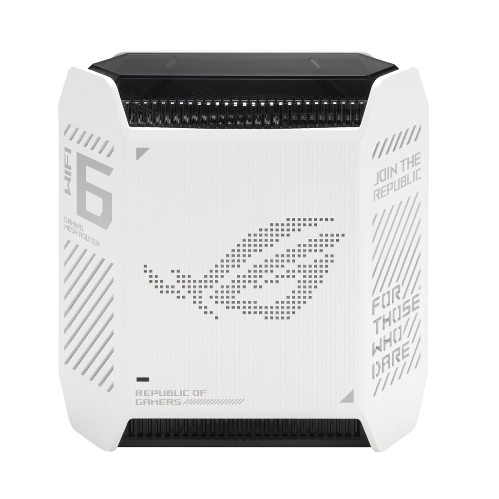 [90IG07F0-MU9A30] ASUS ROG Rapture GT6 Banda tripla (2.4 GHz/5 GHz/5 GHz) Wi-Fi 6 (802.11ax) Bianco 4 Interno