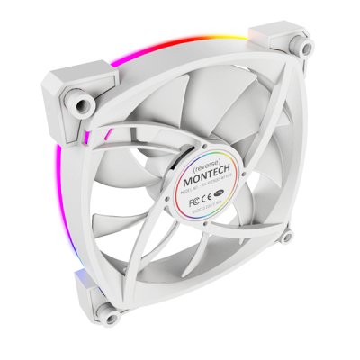 [RX120 PWM W] Montech RX120 PWM Case per computer Ventilatore 12 cm Bianco 1 pz