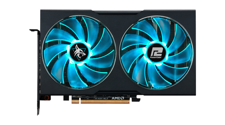 [RX7600 8G-L/OC] PowerColor Hellhound RX 7600 8G-L/OC AMD Radeon RX 7600 8 GB GDDR6