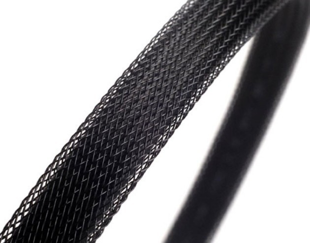 Cavo SATA III 50 cm angolato dritto guaina nera