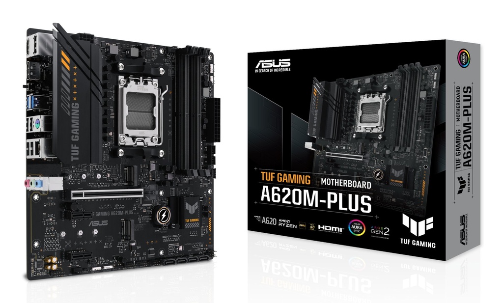 [90MB1EZ0-M0EAY0] ASUS TUF GAMING A620M-PLUS AMD A620 Socket AM5 micro ATX