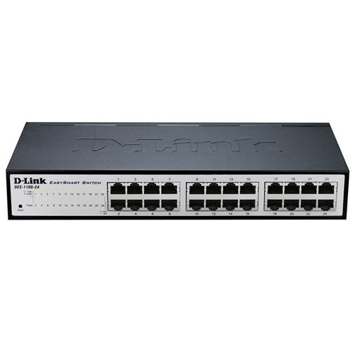 [DGS-1100-24V2/E] D-Link DGS-1100-24V2 Gestito L2 Gigabit Ethernet (10/100/1000) 1U Nero, Grigio