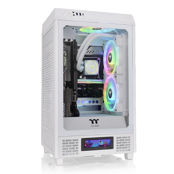 [CA-1X9-00S6WN-00] Thermaltake The Tower 200 Mini Tower Bianco