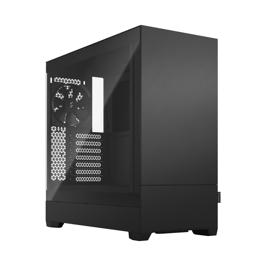 Case Fractal Design Pop Silent Black TG Clear Tint Nero Midi Tower Vetro Temperato