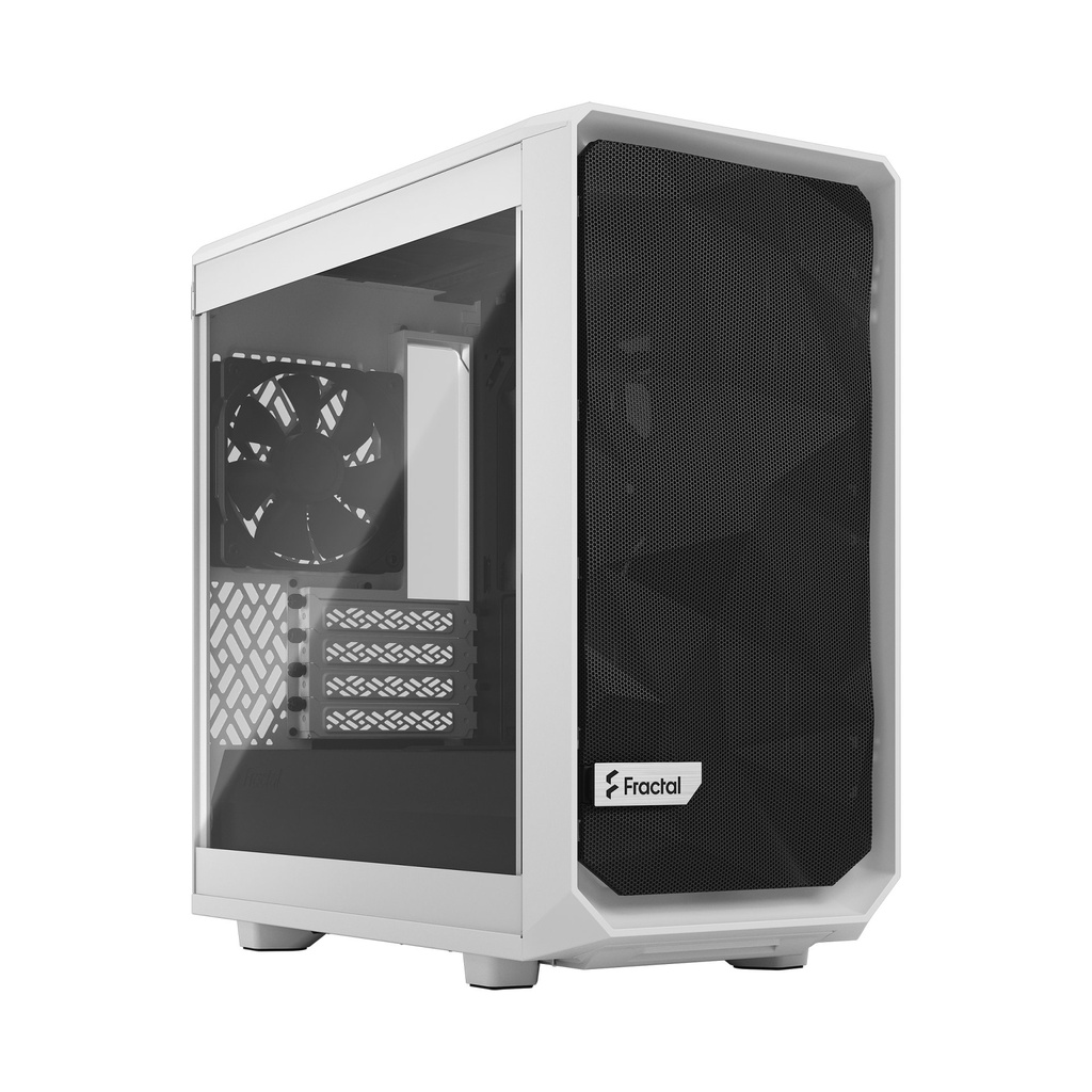 [FD-C-MES2M-02] Case Fractal Design Meshify 2 Mini White TG Clear Tint Bianco Midi Tower Vetro Temperato Micro ATX