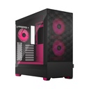 Case Fractal Design Pop Air RGB Magenta Core TG Clear Tint Nero Magenta Midi Tower Vetro Temperato