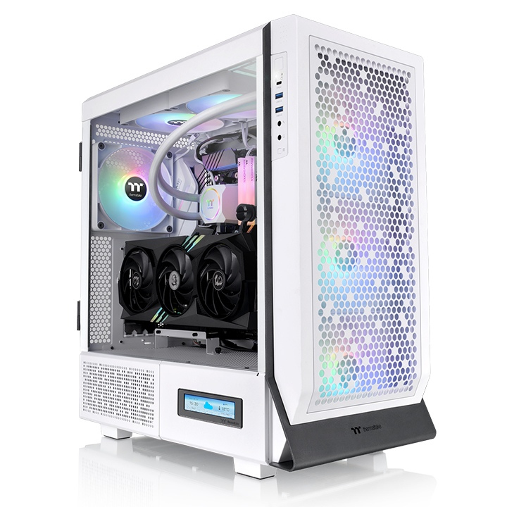 [CA-1X5-00M6WN-00] Case Thermaltake Ceres 500 TG ARGB Snow Bianco Vetro Temperato Midi Tower E-ATX