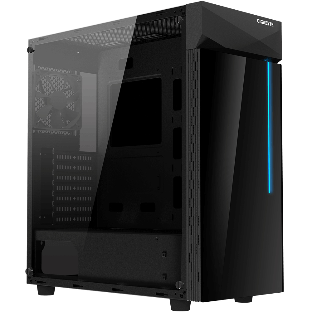 [GB-C200G] Case GIGABYTE GB-C200G Nero Vetro Temperato Midi Tower