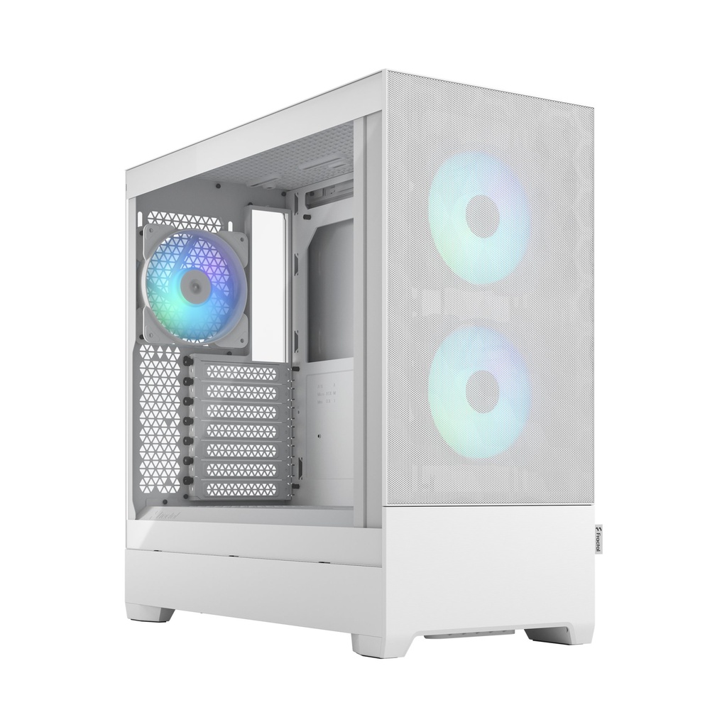 [FD-C-POR1A-01] Case Fractal Design Pop Air RGB White TG Clear Tint Midi-Tower Bianco