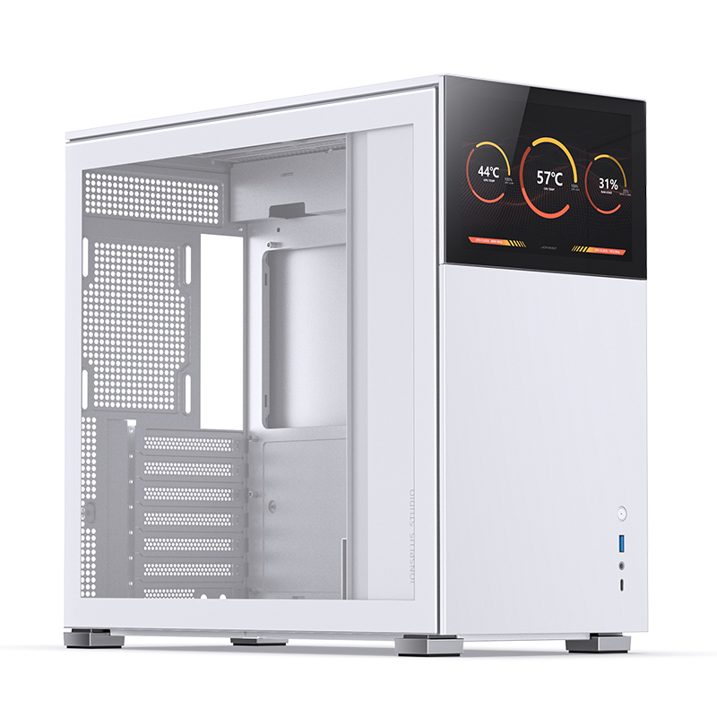 [D41 STD WHITE SC] Case Jonsbo D41 Screen ATX vetro temperato bianco