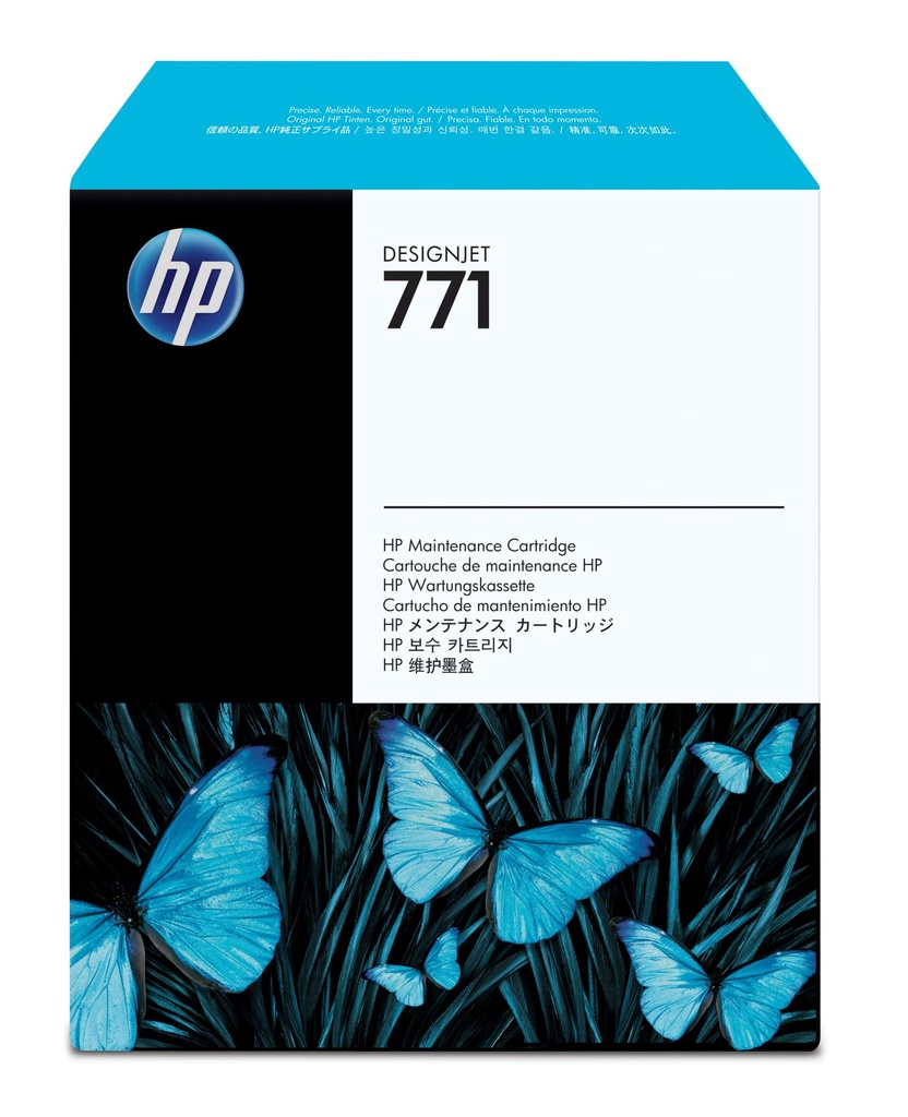 [CH644A] HP Rullo Fusore Trasparente CH644A 771 cartuccia per pulire