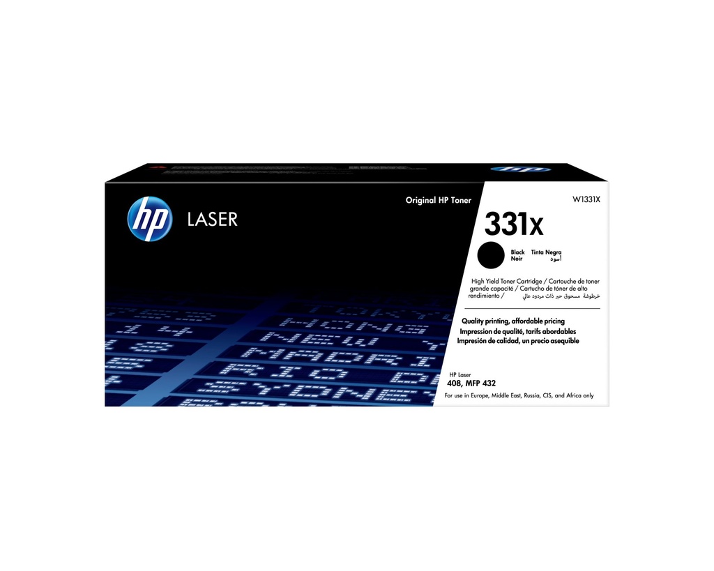 [W1331X] HP Cartuccia toner nero originale Laser 331X ad alta capacità